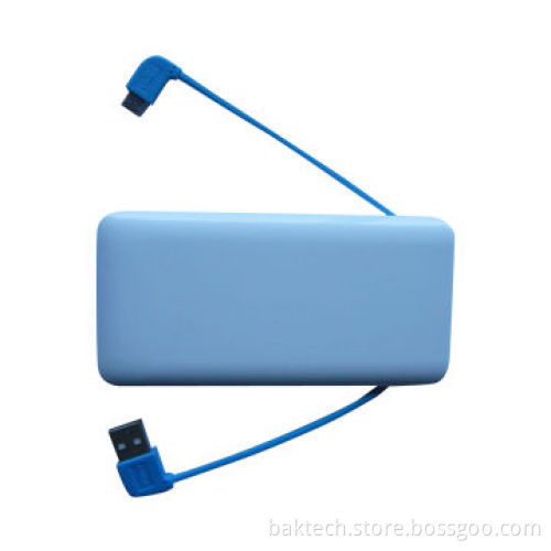 Power Bank, 6,000mAh Capacity, 5V/1A Input, 5V/2.1A, 1A Output